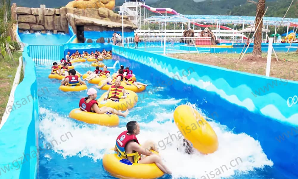 洞庭湖水上乐园漂流河 洞庭湖水上乐园漂流河