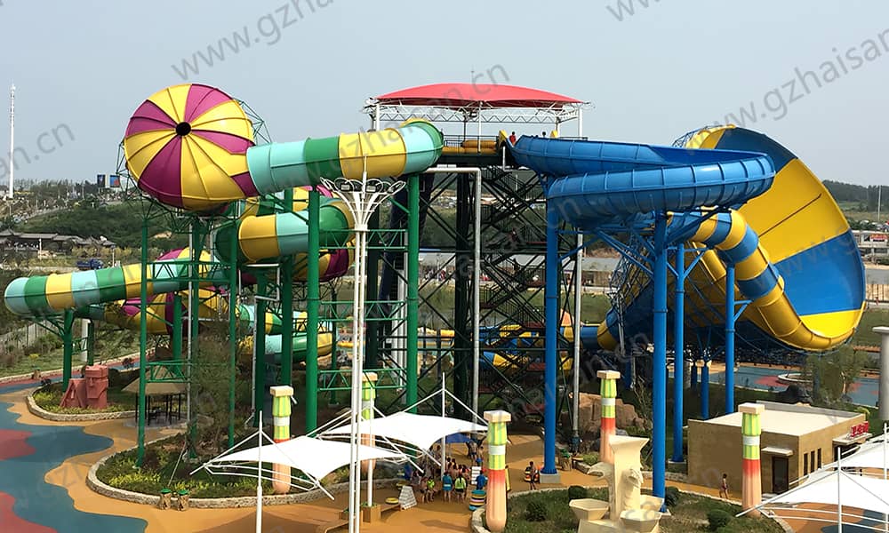 辽宁盖州亚特兰蒂斯海乐园大喇叭、暴风谷组合